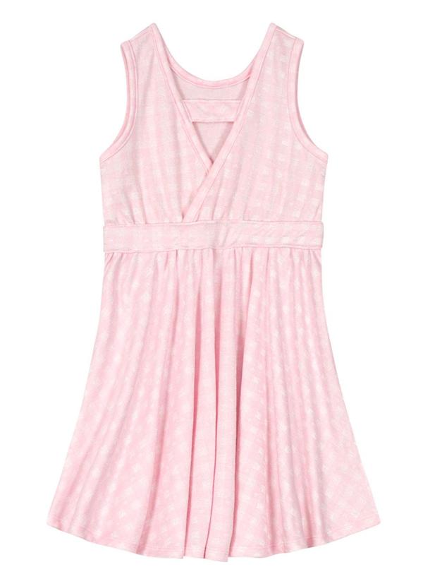 Brandili - Vestido Regata em Malha Menina Rosa 2