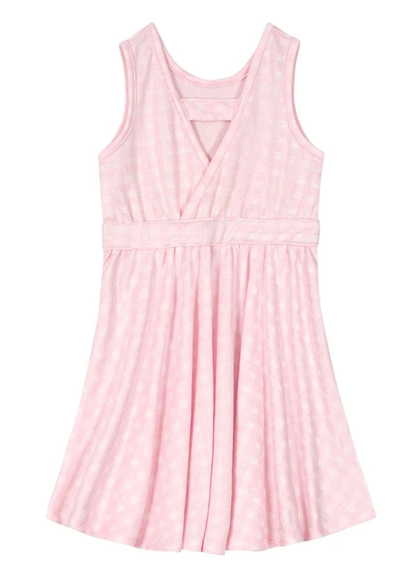 Brandili - Vestido Regata em Malha Menina Rosa 2