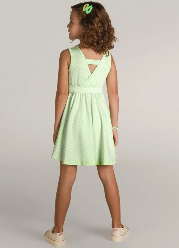 Brandili - Vestido Regata em Malha Menina Verde 2