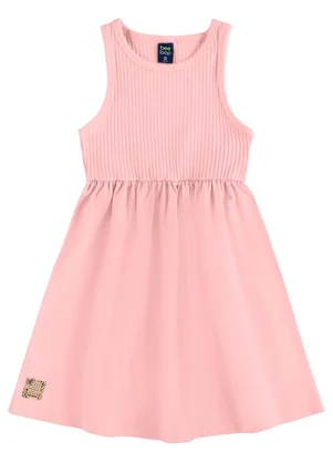 Bee Loop - Vestido Regata Infantil Rosa - BEE LOOP