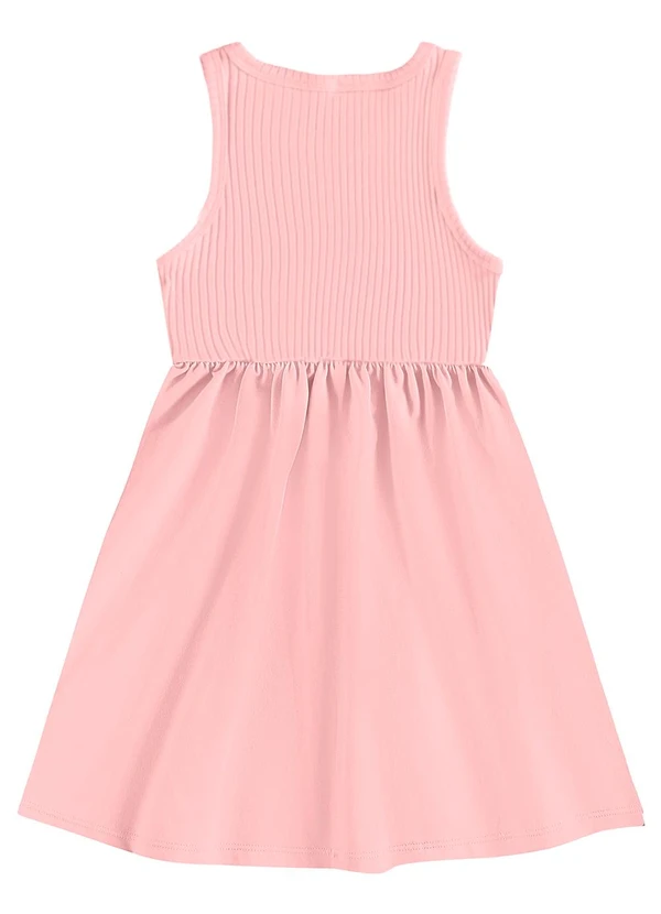 Bee Loop - Vestido Regata Infantil Rosa 3