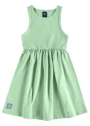 Bee Loop - Vestido Regata Infantil Verde - BEE LOOP