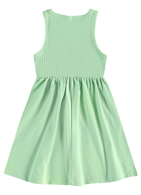 Bee Loop - Vestido Regata Infantil Verde 2