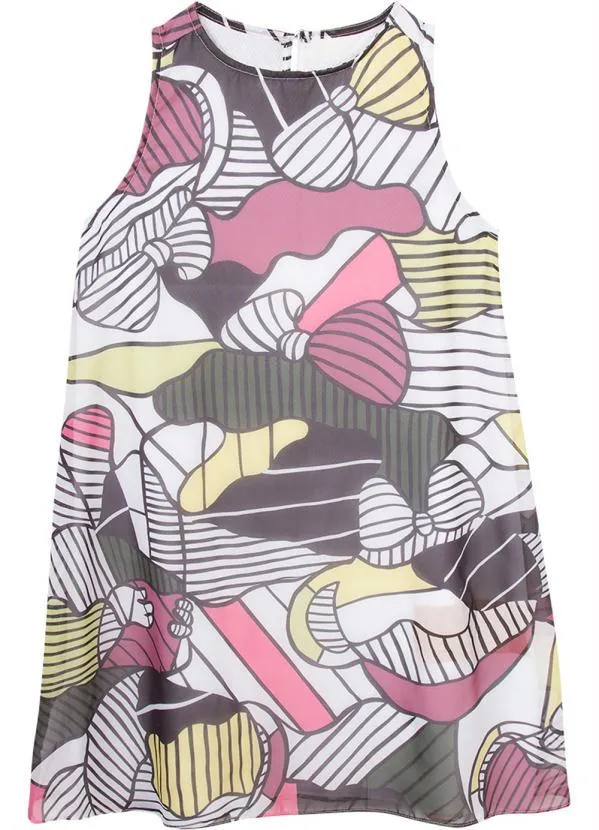 Lilica Ripilica - Vestido Regata Infantil MeninaBranco