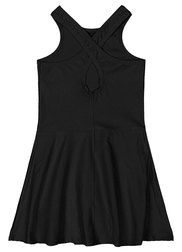 Quimby - Vestido Regata Infantil Preto 2