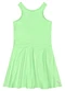 Quimby - Vestido Regata Infantil Rosa - variação: Verde