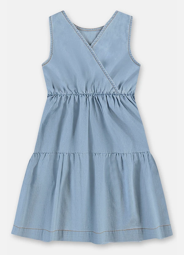 Up Baby - Vestido Regata Jeans Elastano Azul 3