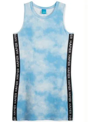Hapier - Vestido Regata Malha Juvenil Azul - HAPIER