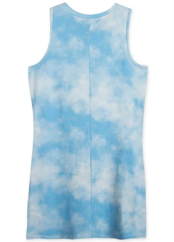 Hapier - Vestido Regata Malha Juvenil Azul 2