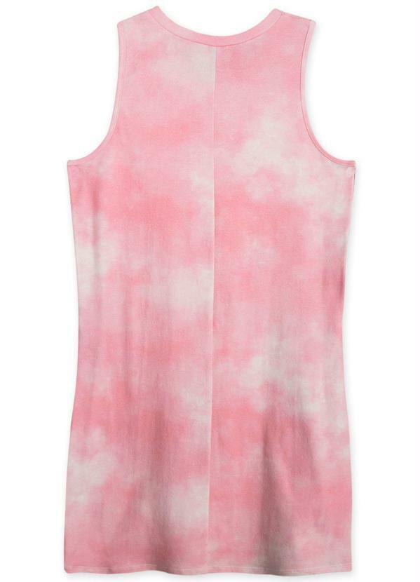 Hapier - Vestido Regata Malha Juvenil Rosa 2