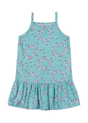 Outlet - Vestido Regata Menina Azul - OUTLET