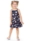 Outlet - Vestido Regata Menina Rosa  - variação: Azul