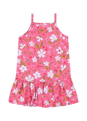 Outlet - Vestido Regata Menina Rosa  - OUTLET
