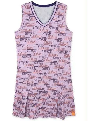 Hapier - Vestido Regata Moletom Juvenil Lilás - HAPIER