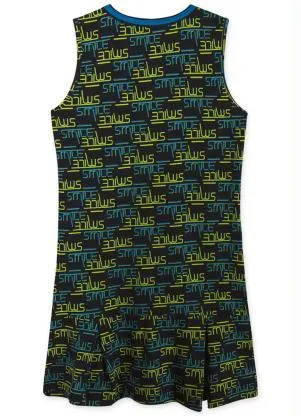 Hapier - Vestido Regata Moletom Juvenil Preto - HAPIER