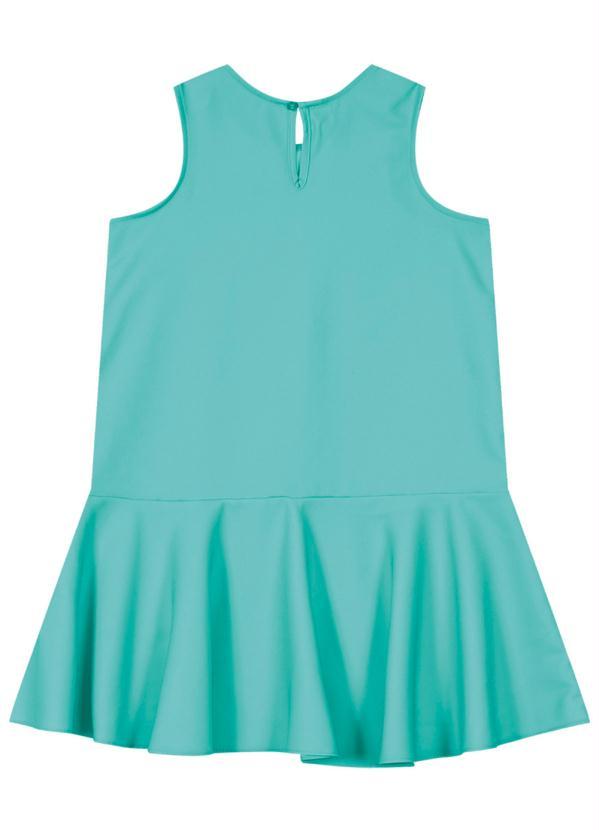 Lilica Ripilica - Vestido Regata Tecido Crepe Infantil Azul 2