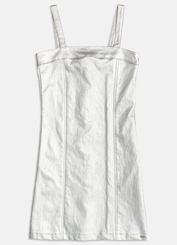 I Am - Vestido Reto Prata Prata 6