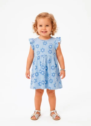 Sweet Lemon - Vestido Ribana Azul - SWEET LEMON