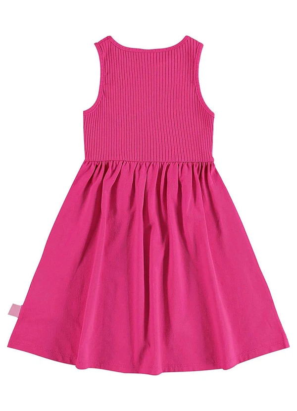 Bee Loop - Vestido Ribana Infantil Rosa 3