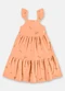 Up Baby - Vestido Ribana Sustentável Alças Marrom - variação: Marrom