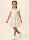 Malwee Kids - Vestido Rodado Acinturado Corações Preto - variação: Off White