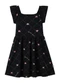 Malwee Kids - Vestido Rodado Acinturado Corações Preto - variação: Preto