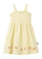 Malwee Kids - Vestido Rodado Acinturado Flores & Amarelo Claro - variação: Amarelo Claro
