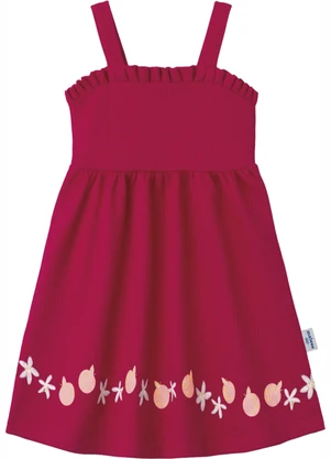 Malwee Kids - Vestido Rodado Acinturado Flores & Rosa Fúcsia - MALWEE KIDS