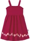 Malwee Kids - Vestido Rodado Acinturado Flores & Amarelo Claro - variação: Rosa Fúcsia