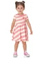 Malwee Kids - Vestido Rodado Acinturado Listrado Rosa - variação: Rosa