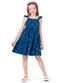 Outlet - Vestido Rodado Âncoras Menina Vermelho - variação: Azul