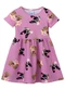 Malwee Kids - Vestido Rodado Cachorrinhos em Verde Menta - variação: Rosa Malva