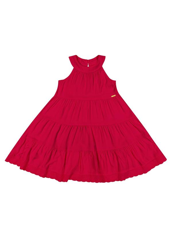 Colorittá - Vestido  Rodado Casual Colorittá Vermelho 2