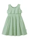 Malwee Kids - Vestido Rodado em Malha Trabalhada Rosa - variação: Verde Água