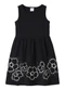 Malwee Kids - Vestido Rodado Floral Puff Verde Água - variação: Preto