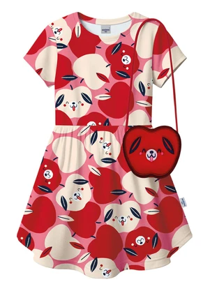 Malwee Kids - Vestido Rodado Maçãs Vermelho - MALWEE KIDS