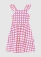 Malwee Kids - Vestido Rodado Vichy com Corações Rosa - variação: Rosa