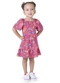 Malwee Kids - Vestido Rosa Escuro Arco-Íris Marias - variação: Rosa Escuro
