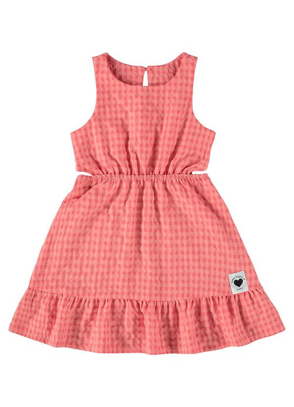Malwee Kids - Vestido Rosa Godê Cut Out