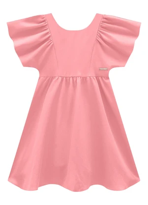 Carinhoso - Vestido Rosa Godê em Crepe - CARINHOSO