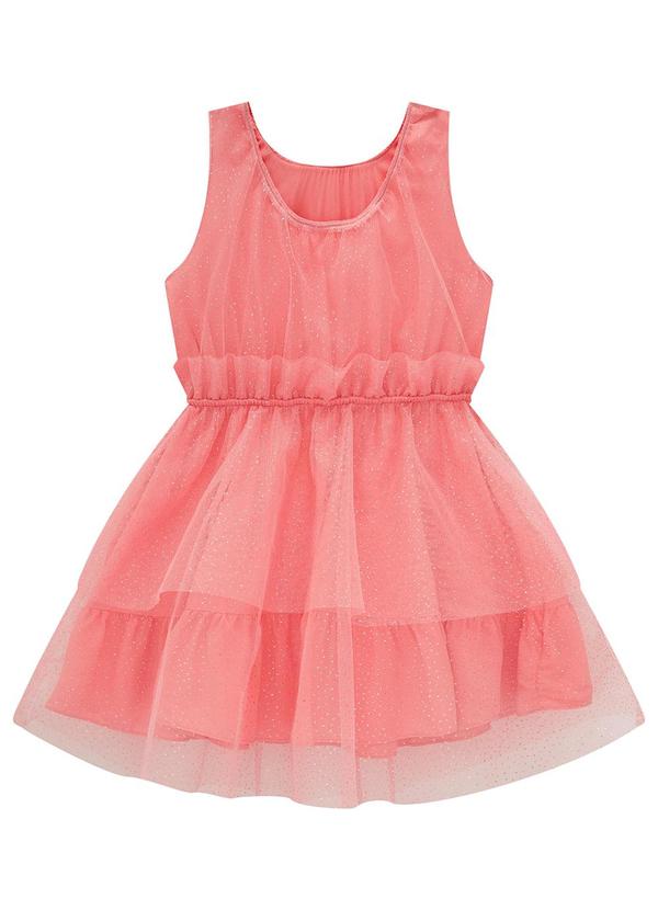 Carinhoso - Vestido Rosa Godê em Tule 3