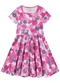 Carinhoso - Vestido Rosa Godê Floral - variação: Rosa