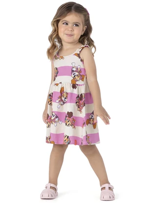 Malwee Kids - Vestido Rosa Godê Patrulha Canina® - MALWEE KIDS