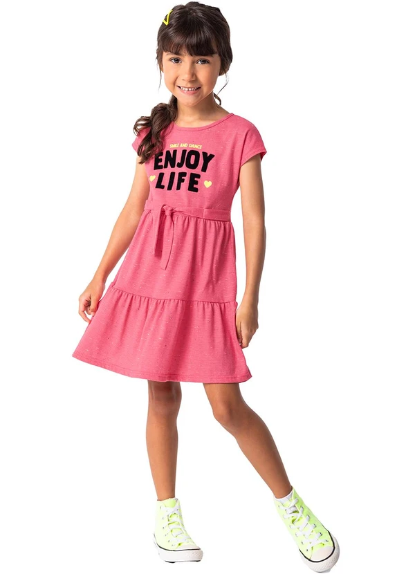 Malwee Kids Vestido Rosa Marias Enjoy Life