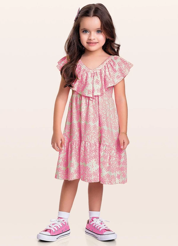 Fakini Kids - Vestido Rosa