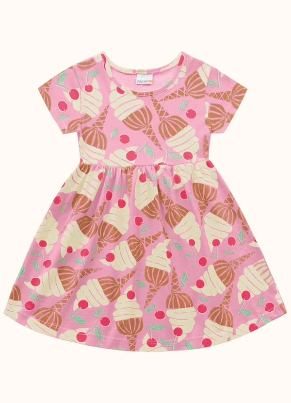 Fakini Kids - Vestido Rosa