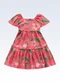 Fakini Kids - Vestido Bege - variação: Rosa