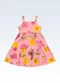 Fakini Kids - Vestido Bege - variação: Rosa