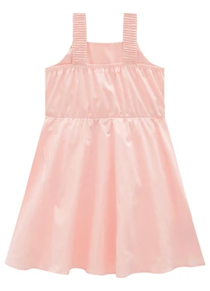 Carinhoso - Vestido Rosê Curto com Transpasse - CARINHOSO