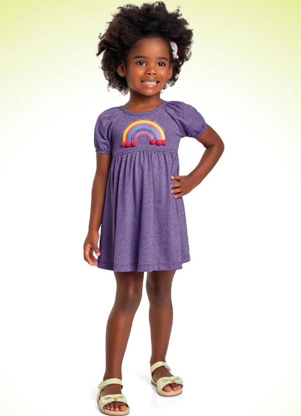 Fakini Kids - Vestido Roxo